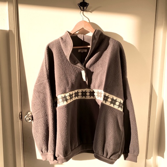 Madewell Resourced Sherpa Pullover - Picture 3 of 6